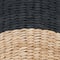 Household Essentials 9" Black Woven Hyacinth Waste Basket